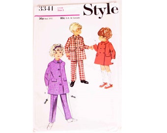 Age 6-7 years vintage 1960\u2019s J T Morgan tweed wool boys coat