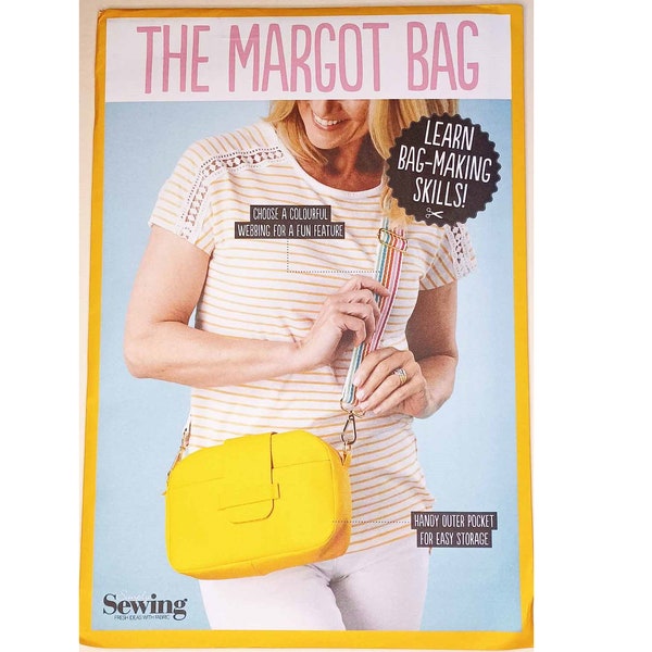 UNCUT Simply Sewing The Margot Bag Handbag Purse Cross Body Bag Satchel Sewing Pattern