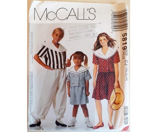 Women/'s Jacket Top Uncut Pattern Shorts and Pants Pattern DIY Style Size 4-12 McCall/'s M5819