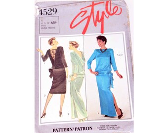 Drape Dress Pattern | Etsy UK