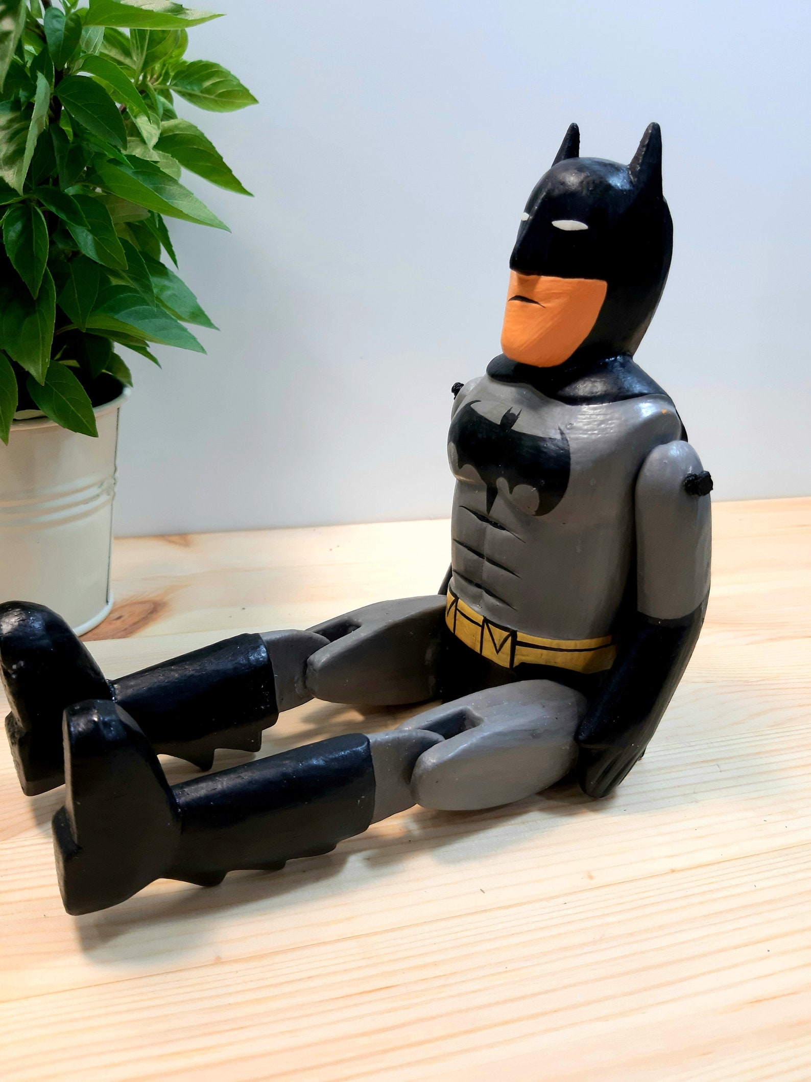 Batman Six Pack Special Edition Puppet Wooden Batman Toy Etsy UK