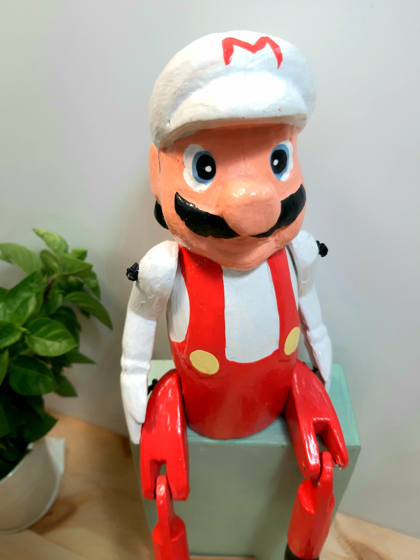 Super Mario Puppet 1 Nintendo Wooden Super Mario Toy - Etsy UK