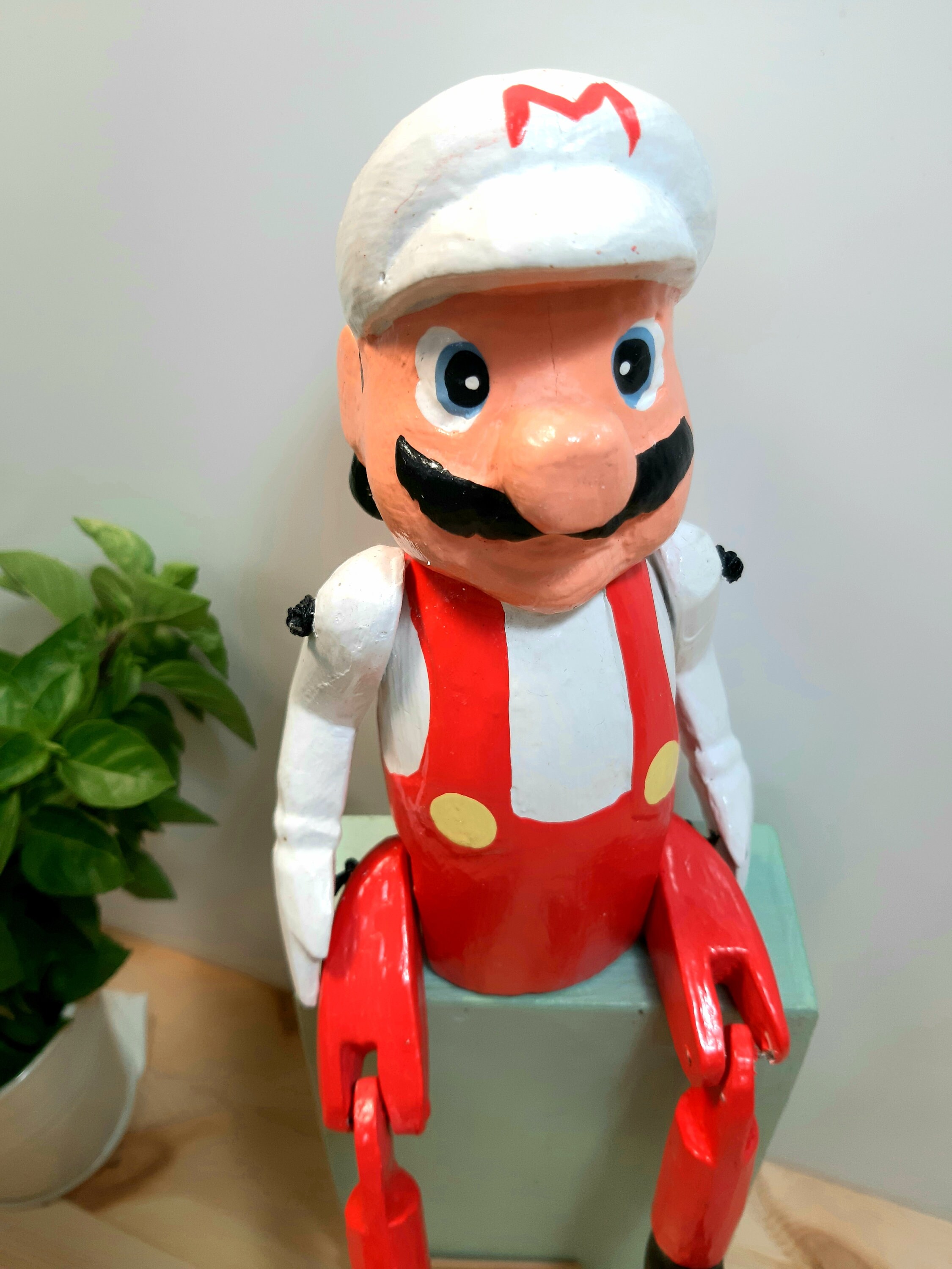 Super Mario Puppet 1 Nintendo Wooden Super Mario Toy Etsy UK