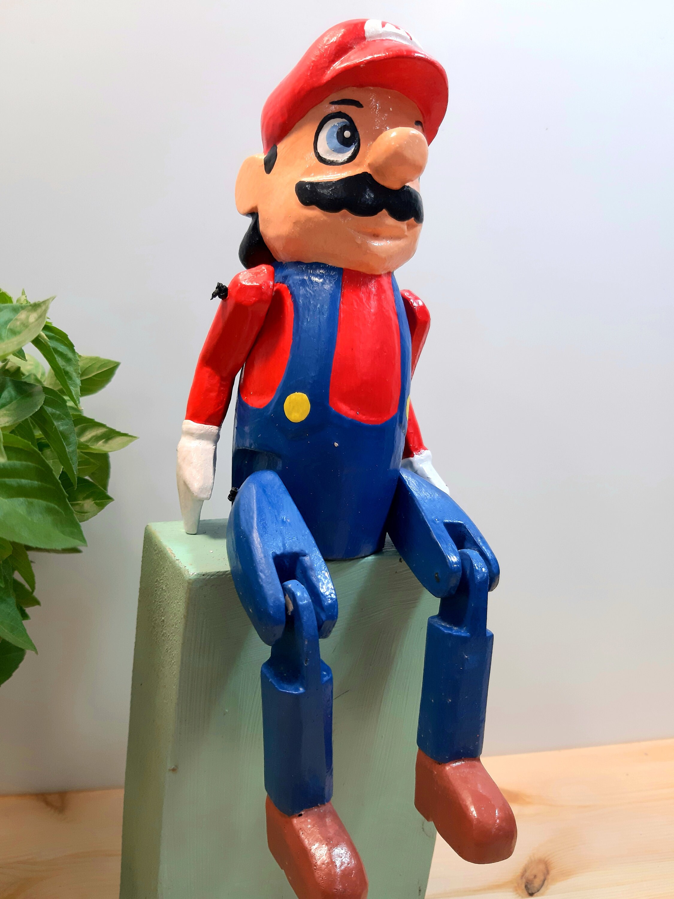 Super Mario Puppet 2 Nintendo Wooden Super Mario Toy Etsy