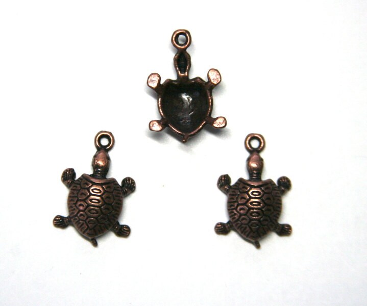 Colgantes de 5 piezas / encanto / colgante de metal / tortuga | Etsy