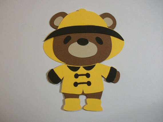 yellow raincoat teddy bear