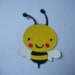 Cricut Create a Critter Bumble Bee Die Cut Paper Piecing Scrapbooking