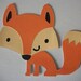 Cricut Create a Critter Fox winter Die Cut Paper Piecing Scrapbooking