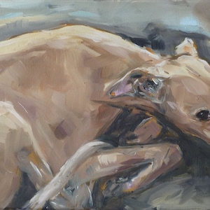 Sighthound  - original painting