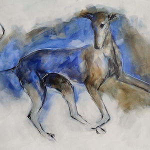 Sighthound  - original painting