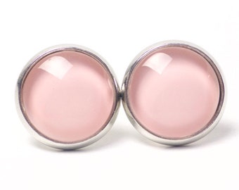 Oorbellen Oorbellen Oorbellen Old Pink Shine - verschillende maten - Cadeau idee door Just Trisha