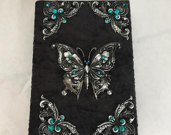 Butterfly handmade blank sketch book/journal