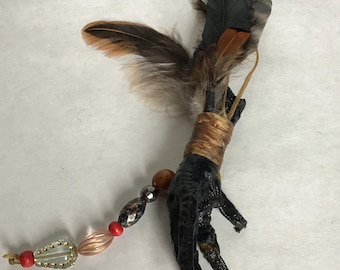Chicken foot charm. Handmade