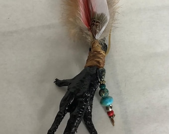 Chicken foot charm. Handmade