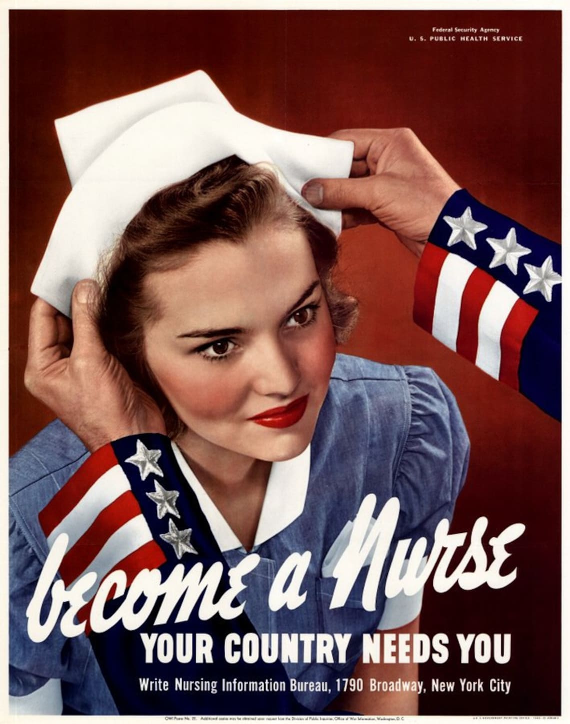 Art Print US Nurse Poster WW2 Women at War 8 x 10 Print. Etsy