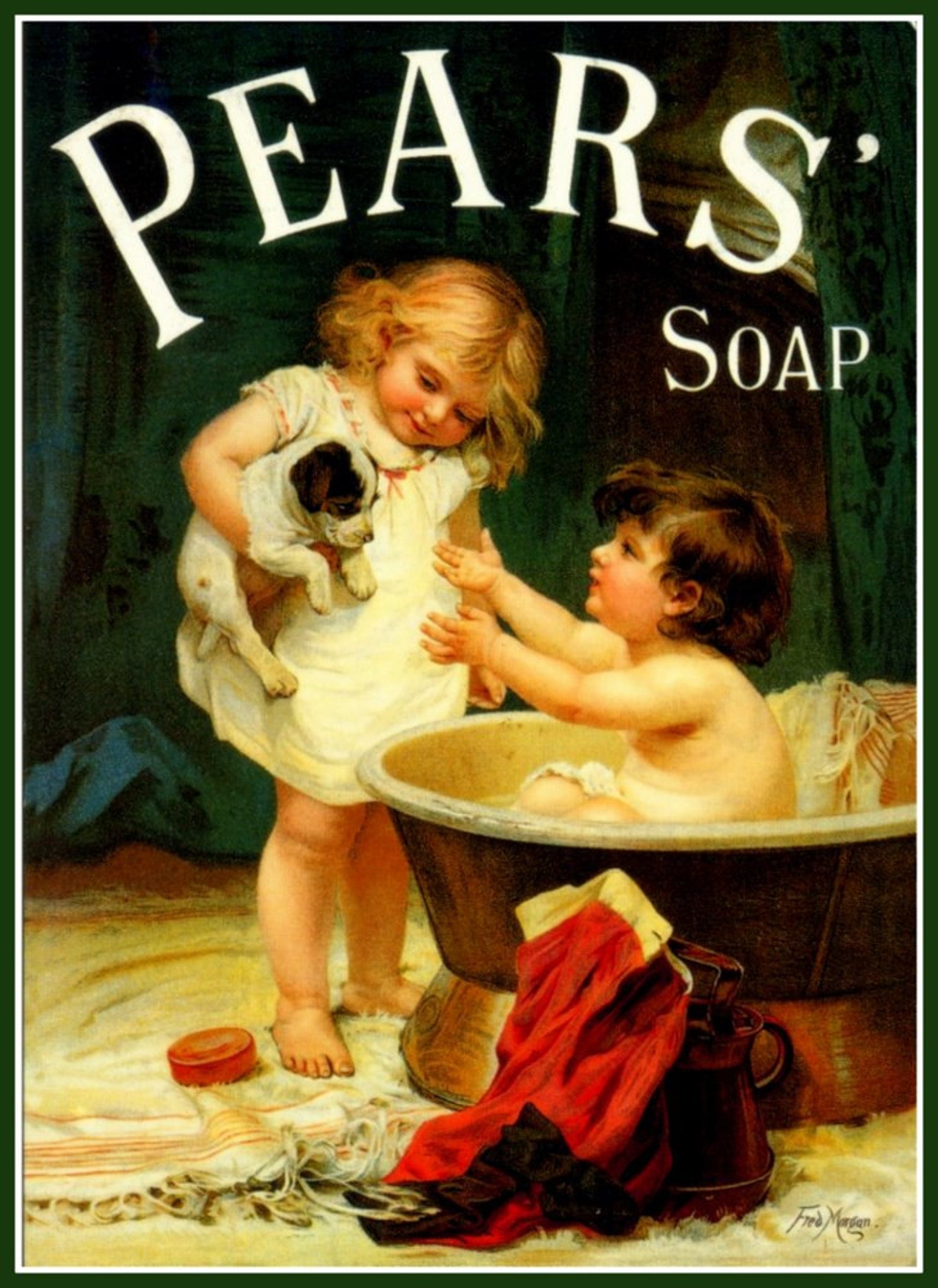 Art Print Pears Soap Advert Poster Bathroom Art Print 8 x Etsy