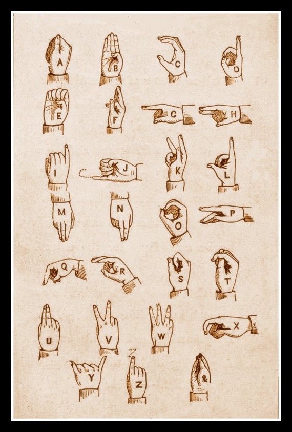 Sign Language Chart