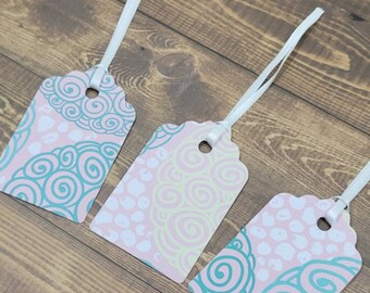 Gift Tags - Set of 12 - Treat Tags - Gift Tags - Hang Tags