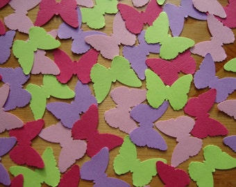 Butterfly Confetti - Qty: 150 Pieces - Rainbow - Multi-color