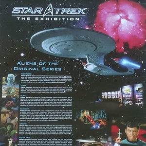 Star Trek The Exhibition Aliens Of The Original Series Wall Art Home Decor Poster