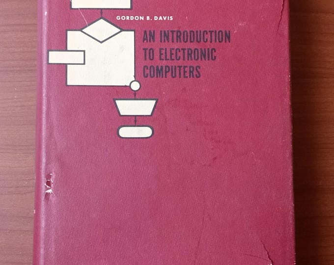 An Introduction to Electronic Computers 1965 by Gordon B Davis - Etsy