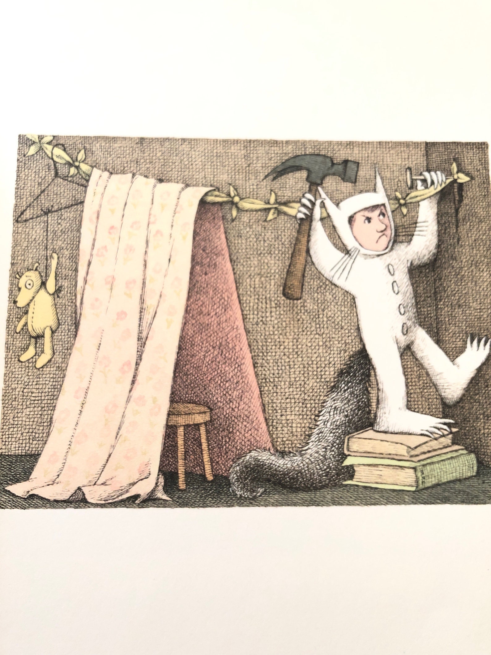 Where the Wild Things Are by Maurice Sendak Illustrated Childrens ...