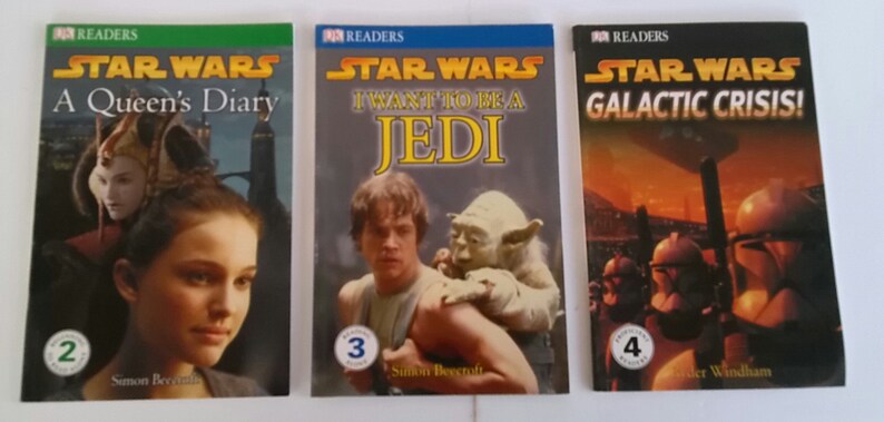 Lot Of 6 Star Wars Reader Books & Star Wars Story Book DK Readers Children's Readers image 3