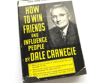 How To Win Friends & Influence People By Dale Carnegie Early Printing