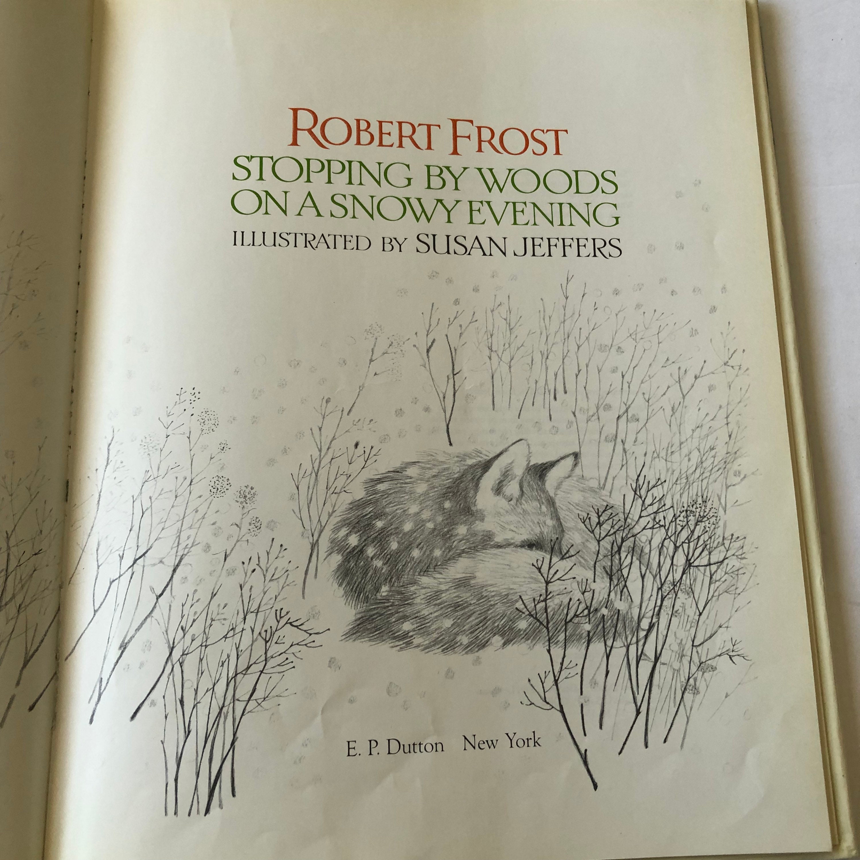 Robert Frost Stopping by Woods on a Snowy Evening by Robert Etsy