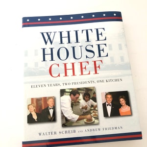 White House Chef CookBook Cook Book Signed