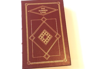 The Summer Game by Roger Angell Baseball Leather Collectible Edition