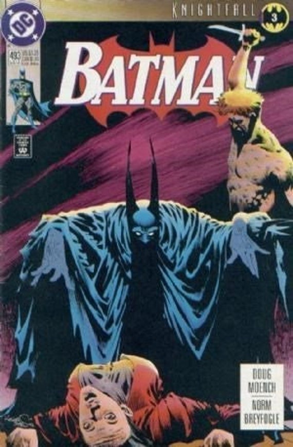 Batman Knightfall 3 DC Comics No. 493 1993 Comic Book - Etsy
