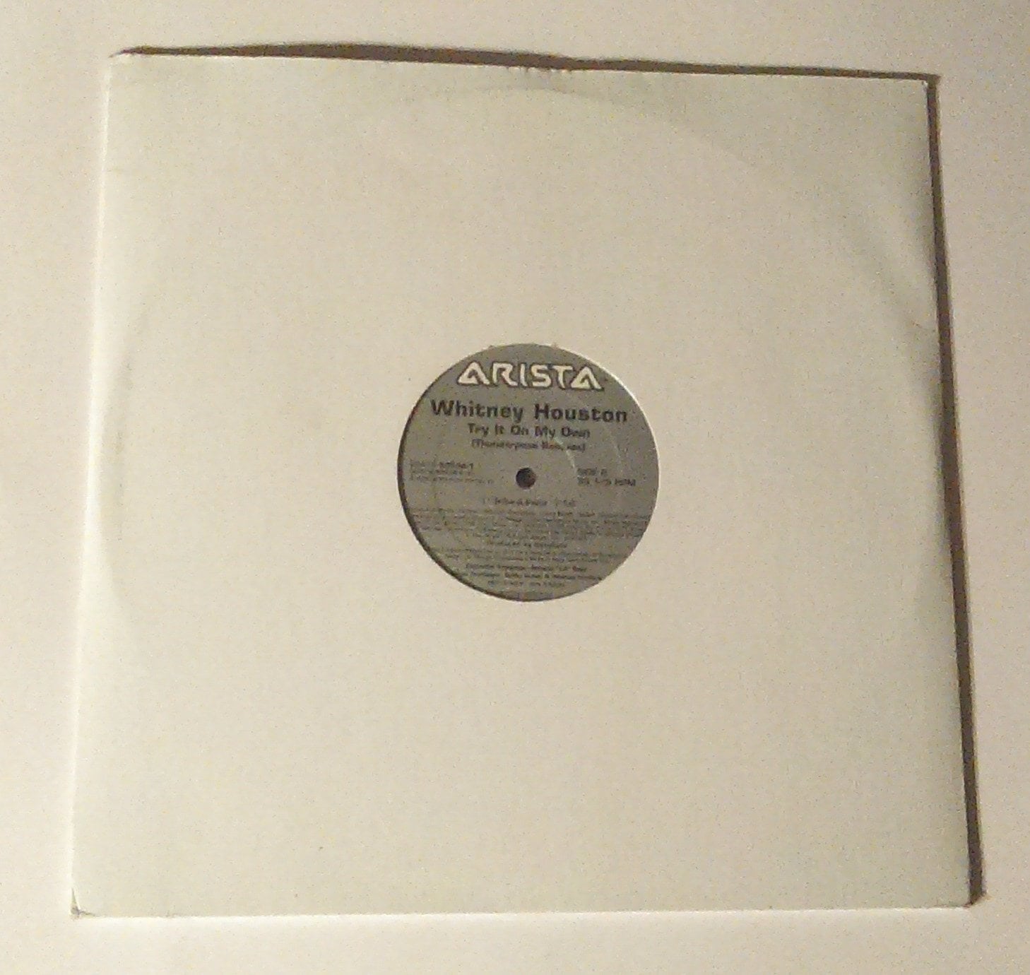 Vinyl Record Arista Whitney Houston Thunderpuss Rare Remixes - Etsy