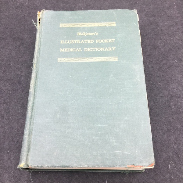 Blakiston's Illustrated Pocket Medical Dictionary 1952