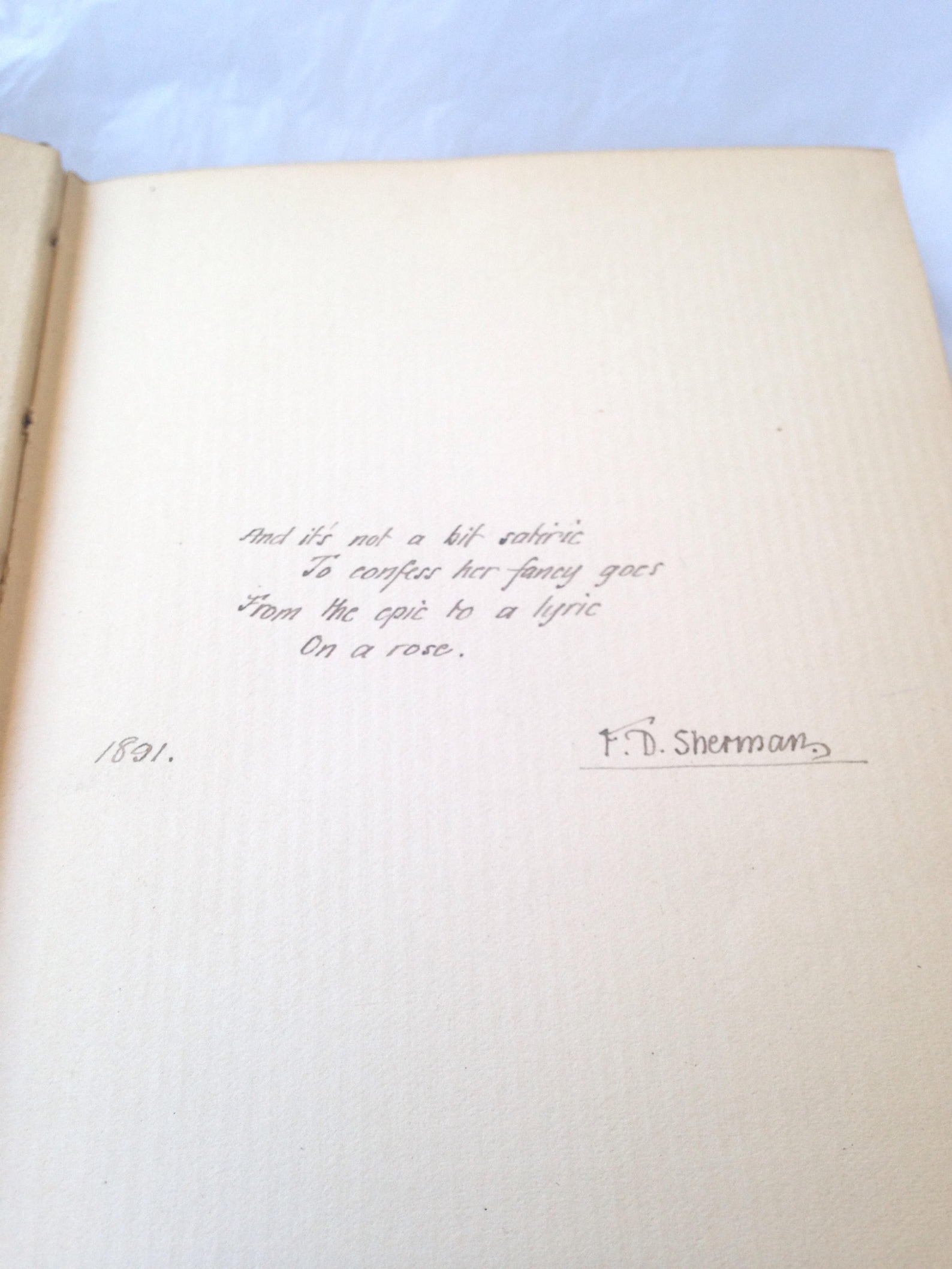 Madrigals and Catches Frank Dempster Sherman 1891 Poetry Etsy
