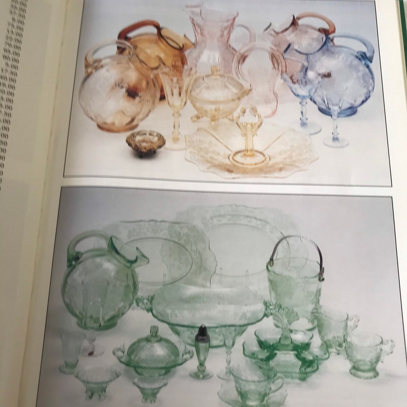 Elegant Glassware Of The Depression Era By Gene Florence Etsy