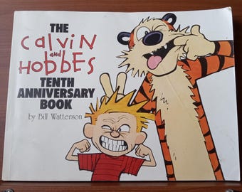 Calvin and Hobbes Tenth Anniversary Book by Bill Watterson