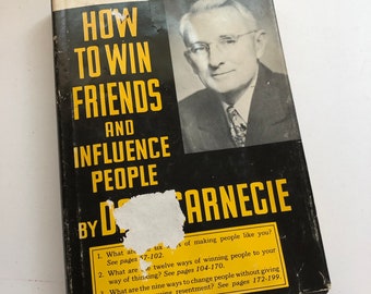 How To Win Friends & Influence People By Dale Carnegie Early Printing