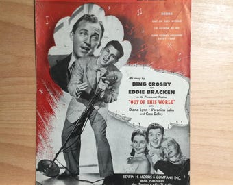 June Comes Around Every Year Bing Crosby Antique Sheet Music Home Decor Wall Art