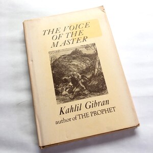 The Voice of the Master by Kahlil Gibran 1958