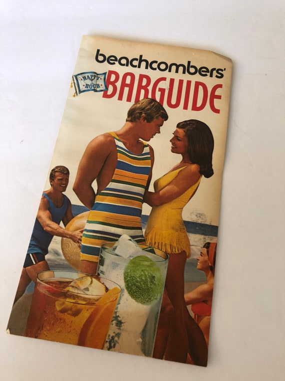 Happy Hour Bar Guide Southern Comfort 1970 Etsy