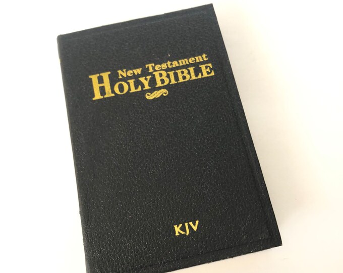 Bible King James Version KJV Black Wedding Bible New Testament