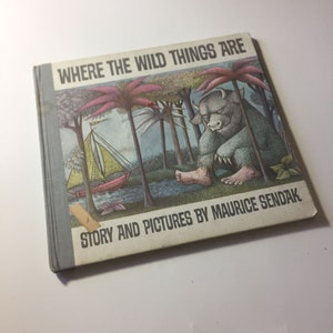 Where The Wild Things Are 1974 By Maurice Sendak Illustrated Childrens Book