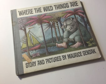 Where The Wild Things Are 1974 By Maurice Sendak Illustrated Childrens Book