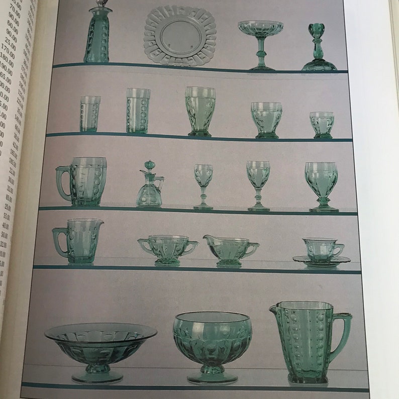 Elegant Glassware Of The Depression Era By Gene Florence Etsy