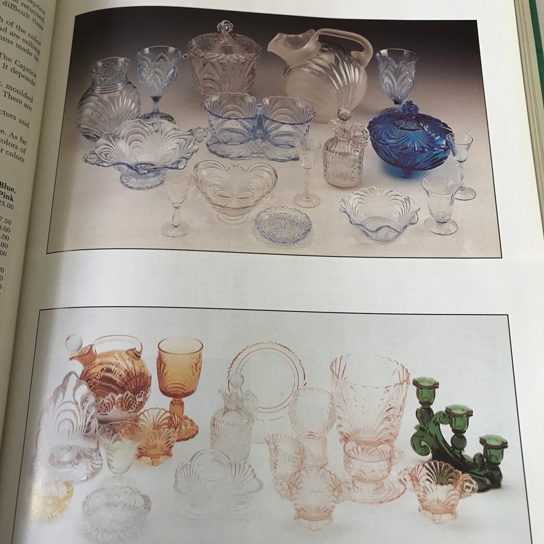 Elegant Glassware Of The Depression Era By Gene Florence Etsy