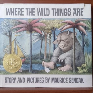 Where The Wild Things Are by Maurice Sendak Illustrated Children&#39;s Book Special Fiftieth Anniversary Edition