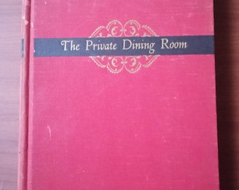 May include: A red hardcover book with the title "The Private Dining Room" and the author's name "Ogden Nash" printed on the front cover.