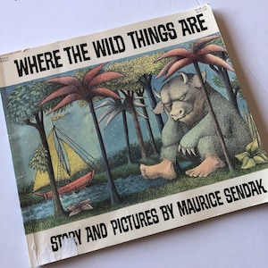 Where The Wild Things Are by Maurice Sendak Illustrated Childrens Paperback Book