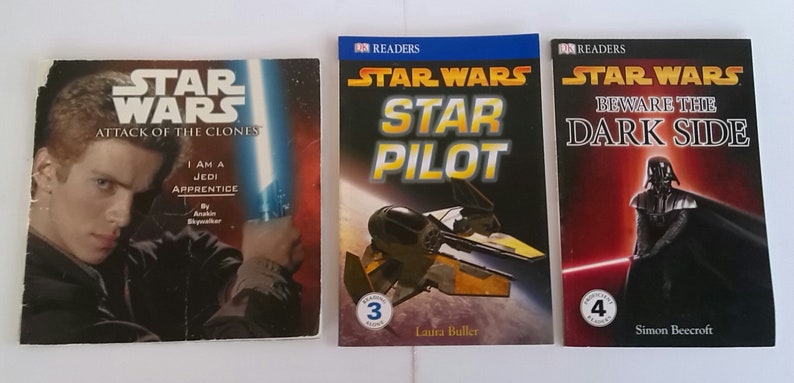 Lot Of 6 Star Wars Reader Books & Star Wars Story Book DK Readers Children's Readers image 4